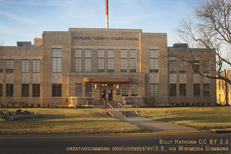 Sterling County courthouse